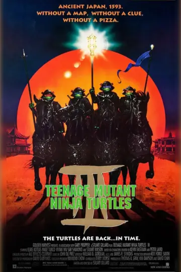 Poster to the movie "Teenage Mutant Ninja Turtles III" #70370