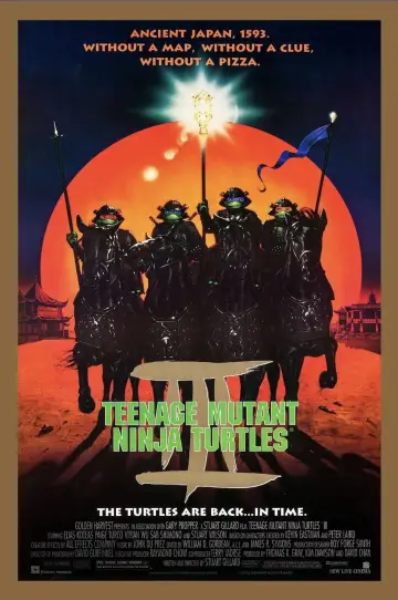 Poster to the movie "Teenage Mutant Ninja Turtles III" #866619