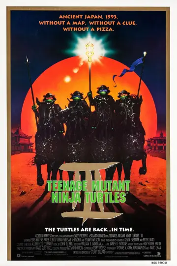 Poster to the movie "Teenage Mutant Ninja Turtles III" #866639