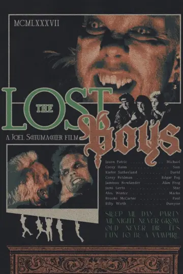 Poster to the movie "The Lost Boys" #1236880