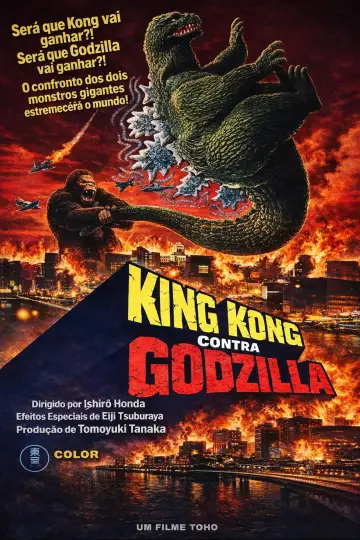 Poster to the movie "King Kong vs. Godzilla" #1436008
