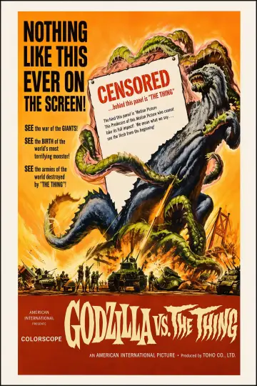 Poster to the movie "Mothra vs. Godzilla" #1209984