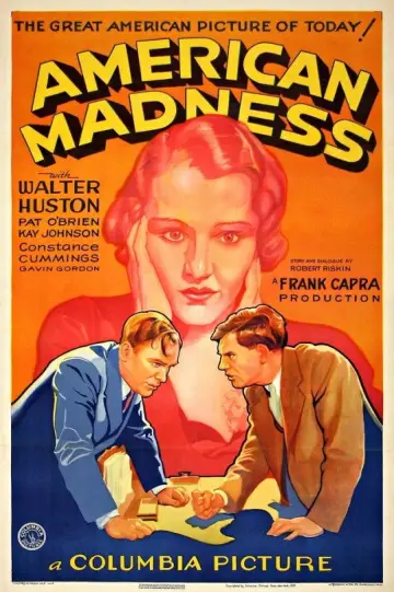 Poster to the movie "American Madness" #1110519