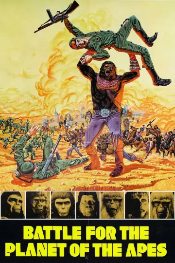 Poster to the movie "Battle for the Planet of the Apes" #873731