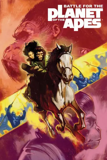 Poster to the movie "Battle for the Planet of the Apes" #873738