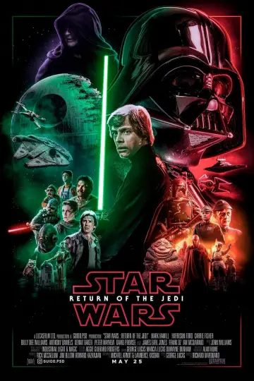 Poster to the movie "Return of the Jedi" #605021