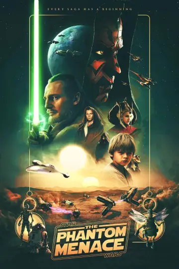 Poster to the movie "Star Wars: Episode I - The Phantom Menace" #618976