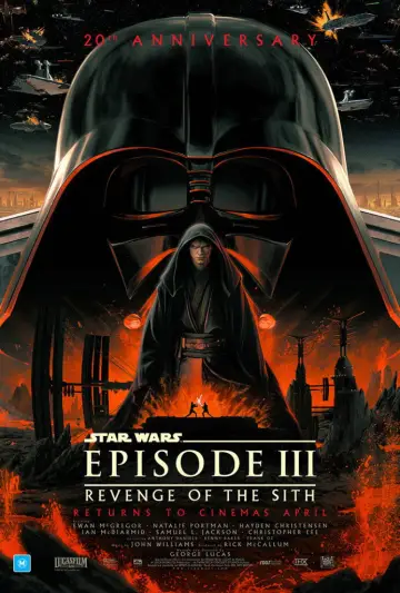 Poster to the movie "Star Wars: Episode III - Revenge of the Sith" #608389