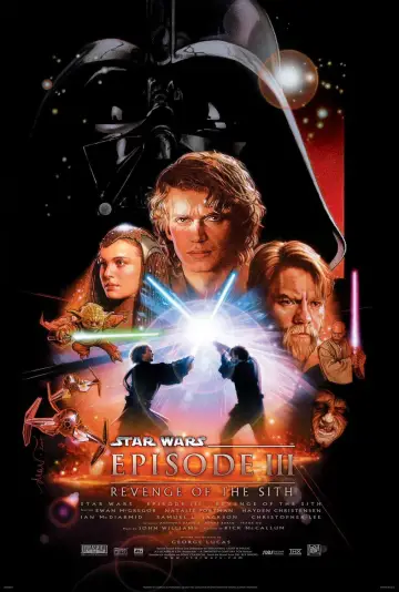 Poster to the movie "Star Wars: Episode III - Revenge of the Sith" #833958