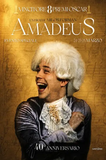 Poster to the movie "Amadeus" #1579327