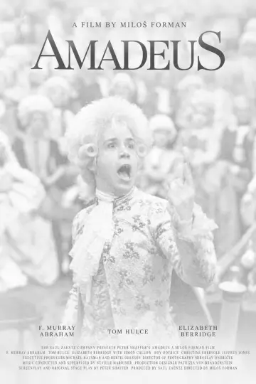 Poster to the movie "Amadeus" #1628098