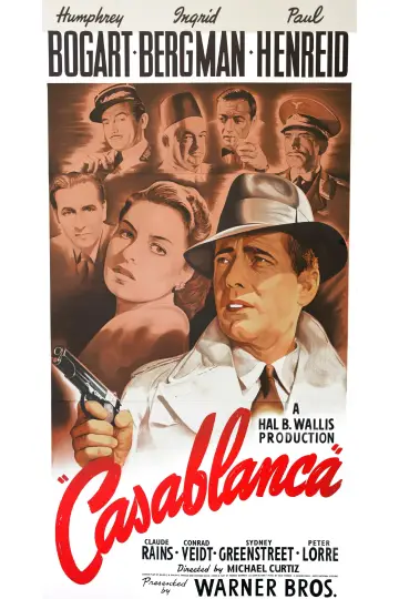 Poster to the movie "Casablanca" #632585
