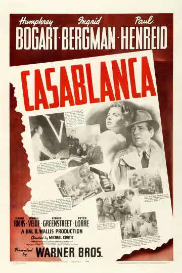 Poster to the movie "Casablanca" #838500