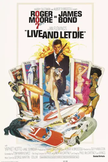 Poster to the movie "Live and Let Die" #856995