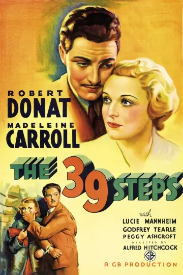 Poster to the movie "The 39 Steps" #221686