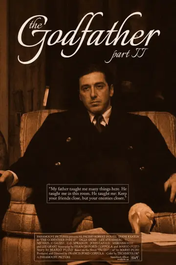 Poster to the movie "The Godfather Part II" #829281