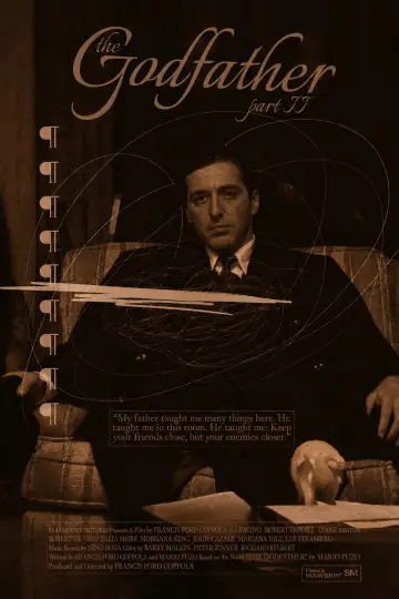 Poster to the movie "The Godfather Part II" #829297