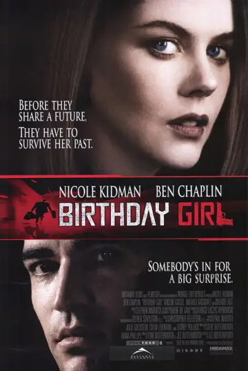 Poster to the movie "Birthday Girl" #969901