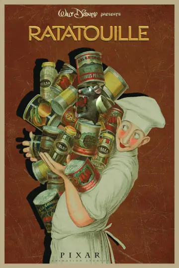 Poster to the movie "Ratatouille" #1856930