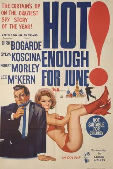 Poster to the movie "Hot Enough for June" #1140233