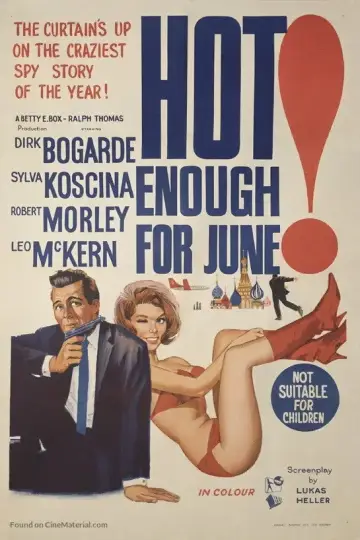 Poster to the movie "Hot Enough for June" #1140234