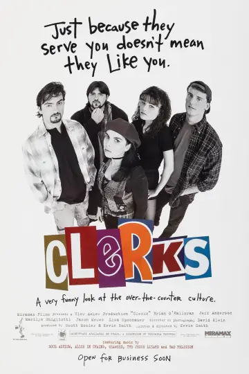 Poster to the movie "Clerks" #1825565
