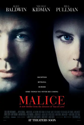 Poster to the movie "Malice" #882509