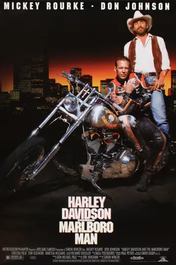 Poster to the movie "Harley Davidson and the Marlboro Man" #1009162