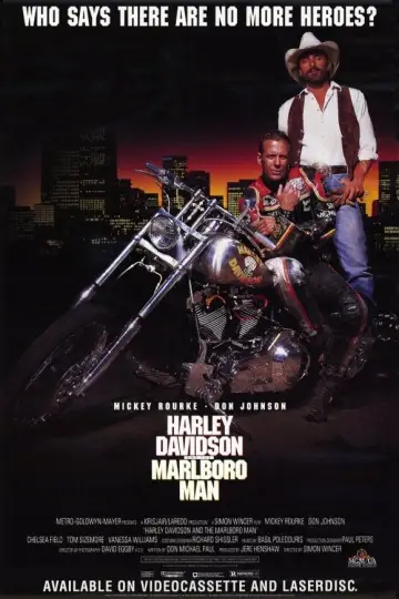 Poster to the movie "Harley Davidson and the Marlboro Man" #348739