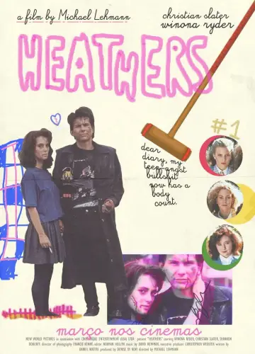 Poster to the movie "Heathers" #854870