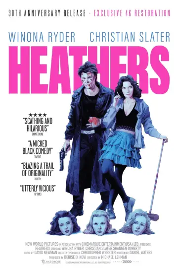 Poster to the movie "Heathers" #968539