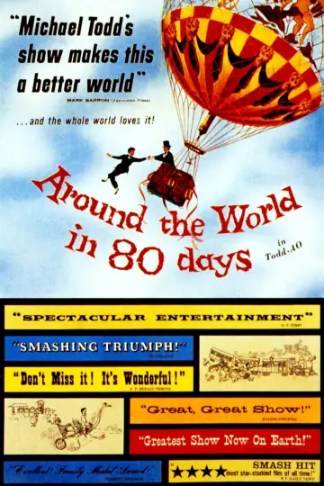 Poster to the movie "Around the World in 80 Days" #1165831
