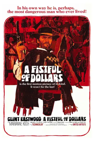 Poster to the movie "A Fistful of Dollars" #649080