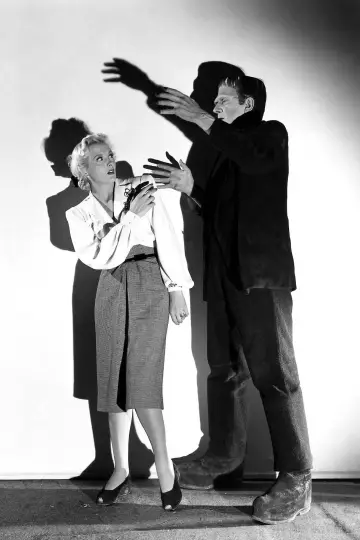 Poster to the movie "Frankenstein Meets the Wolf Man" #392326