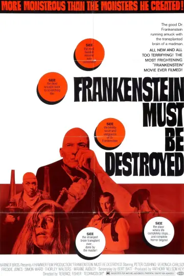 Poster to the movie "Frankenstein Must Be Destroyed" #1113558