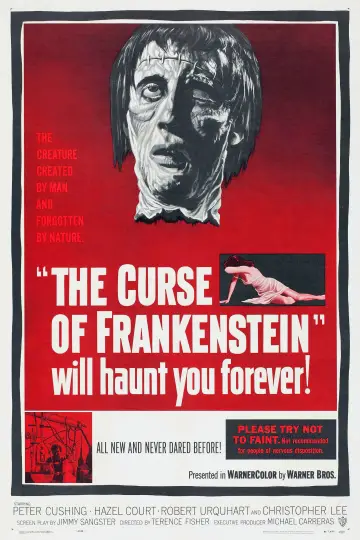 Poster to the movie "The Curse of Frankenstein" #1027019