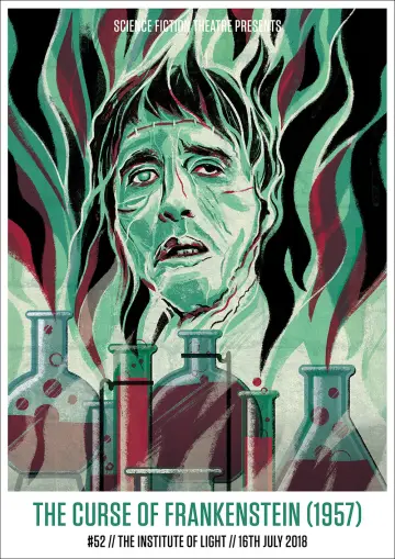 Poster to the movie "The Curse of Frankenstein" #1027024
