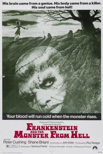 Poster to the movie "Frankenstein and the Monster from Hell" #1855759