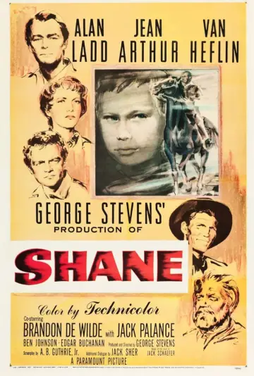 Poster to the movie "Shane" #217388