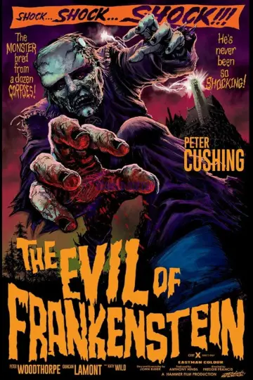 Poster to the movie "The Evil of Frankenstein" #1060352