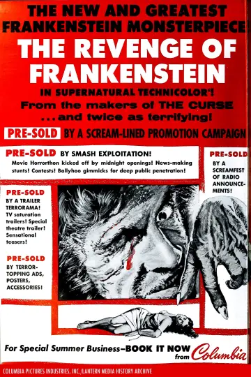 Poster to the movie "The Revenge of Frankenstein" #1023346