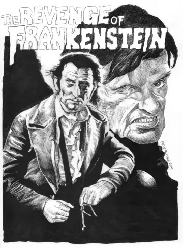 Poster to the movie "The Revenge of Frankenstein" #1023349