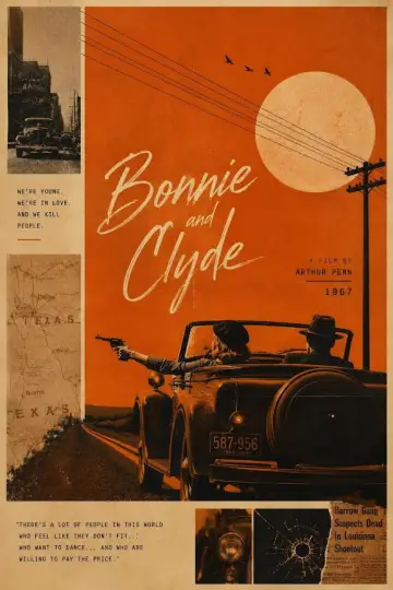 Poster to the movie "Bonnie and Clyde" #1235769