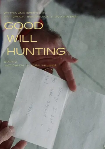 Poster to the movie "Good Will Hunting" #927553