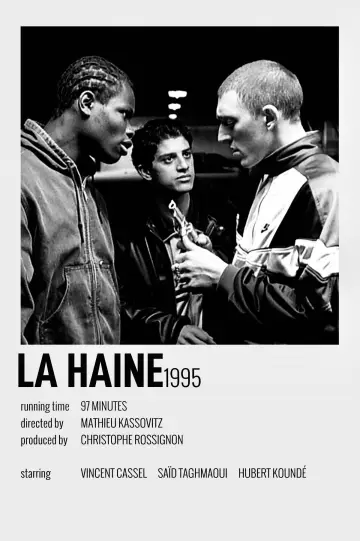 Poster to the movie "La Haine" #840363