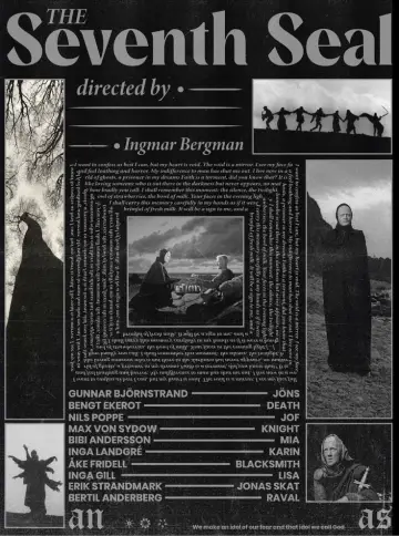 Poster to the movie "The Seventh Seal" #855564