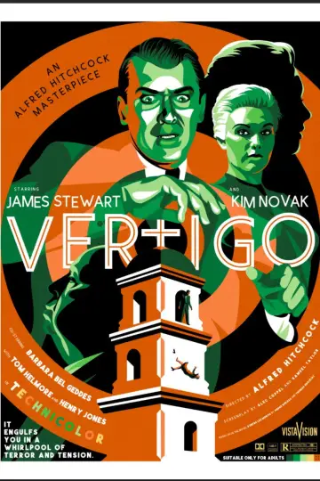 Poster to the movie "Vertigo" #1627201
