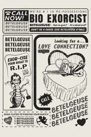 Poster to the movie "Beetlejuice" #1207540