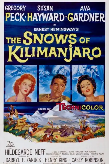 Poster to the movie "The Snows of Kilimanjaro" #1095944