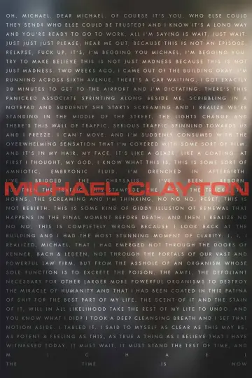 Poster to the movie "Michael Clayton" #1354055